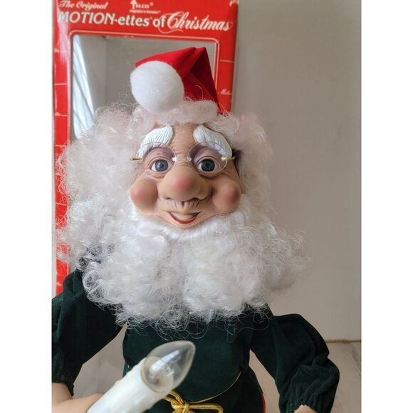 Vintage Telco motionette elf animated Xmas decor santa - Picture 4 of 14